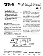 AD808-622BRRL7 datasheet pdf Analog Devices