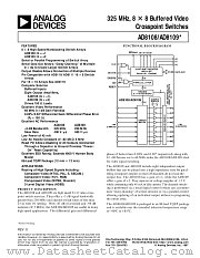 AD8108-EB datasheet pdf Analog Devices