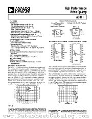 AD811AN datasheet pdf Analog Devices