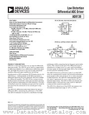 AD8138AR-REEL datasheet pdf Analog Devices