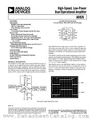 AD826AR-REEL7 datasheet pdf Analog Devices