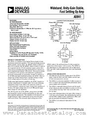 AD841KQ datasheet pdf Analog Devices