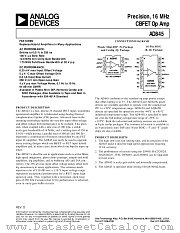 AD845JR-16 datasheet pdf Analog Devices