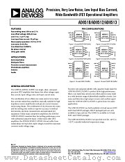 AD8512ARMZ-R2 datasheet pdf Analog Devices