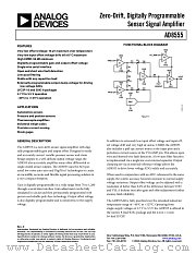 AD8555AR datasheet pdf Analog Devices