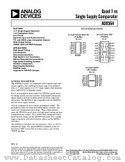 AD8564ARU datasheet pdf Analog Devices
