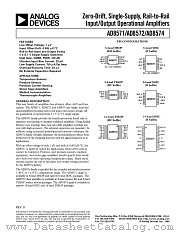 AD8572ARU datasheet pdf Analog Devices