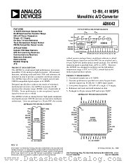 AD9042ST/PCB datasheet pdf Analog Devices