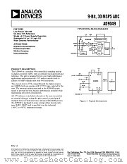 AD9049BRS datasheet pdf Analog Devices