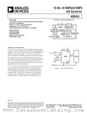 AD9050BR datasheet pdf Analog Devices