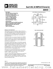 AD9059PCB datasheet pdf Analog Devices