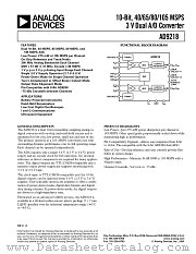 AD9218BST-80 datasheet pdf Analog Devices
