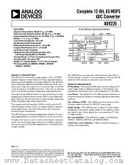 AD9226-LQFP-EB datasheet pdf Analog Devices