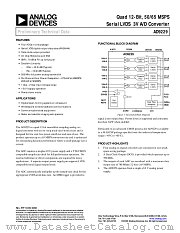 AD9229BCP-50 datasheet pdf Analog Devices