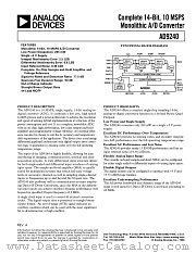 AD9240AS datasheet pdf Analog Devices