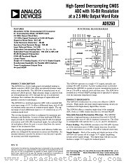 AD9260AS datasheet pdf Analog Devices