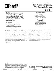 AD9617JN datasheet pdf Analog Devices