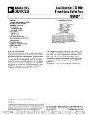 AD9630AR-REEL datasheet pdf Analog Devices