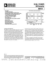 AD9731BRS datasheet pdf Analog Devices