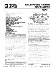 AD9750AR datasheet pdf Analog Devices