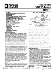 AD9760ARU50 datasheet pdf Analog Devices