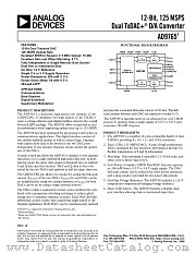 AD9765-EB datasheet pdf Analog Devices