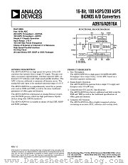 AD976CR datasheet pdf Analog Devices