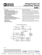 AD9898KCPRL-20 datasheet pdf Analog Devices