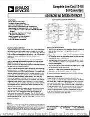 ADDAC85-CBI-I datasheet pdf Analog Devices