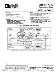 ADDS-21XX-TOOLS datasheet pdf Analog Devices