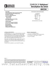 ADG3248BKS-REEL7 datasheet pdf Analog Devices