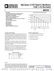 ADG3257BRQ datasheet pdf Analog Devices