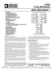 ADG452BR datasheet pdf Analog Devices