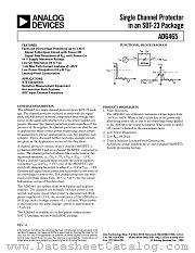 ADG465BRT datasheet pdf Analog Devices