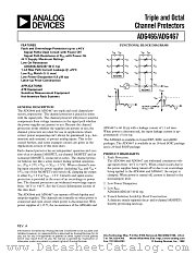 ADG467BRS datasheet pdf Analog Devices