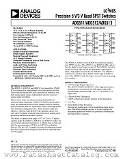 ADG512BR datasheet pdf Analog Devices