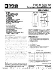 ADG608BR datasheet pdf Analog Devices