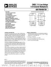 ADG708BRU datasheet pdf Analog Devices