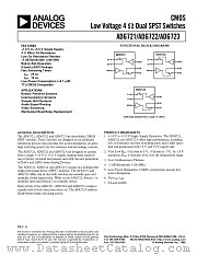 ADG722BRM datasheet pdf Analog Devices