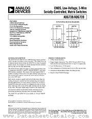 ADG739BRU datasheet pdf Analog Devices