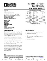 ADG812 datasheet pdf Analog Devices