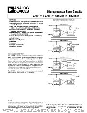 ADM1810-15ART-REEL datasheet pdf Analog Devices