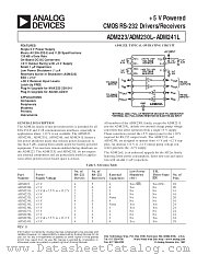 ADM232LAN datasheet pdf Analog Devices