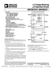 ADM708RAR datasheet pdf Analog Devices