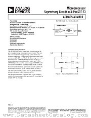ADM810MART datasheet pdf Analog Devices