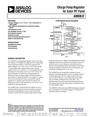 ADM8832ACP-REEL7 datasheet pdf Analog Devices