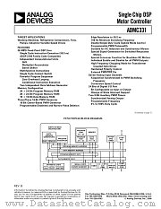 ADMC331-ADVEVALKIT datasheet pdf Analog Devices