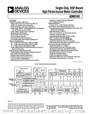 ADMC401-ADVEVALKIT datasheet pdf Analog Devices