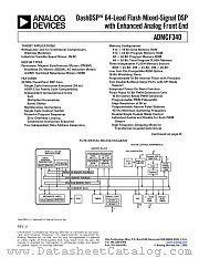 ADMCF340-EVALKIT datasheet pdf Analog Devices