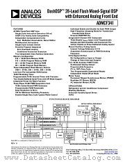 ADMCF341-EVALKIT datasheet pdf Analog Devices